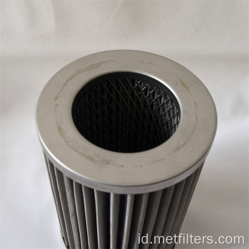 Filter kawat lipit filter 15micron laju panjang 350mm